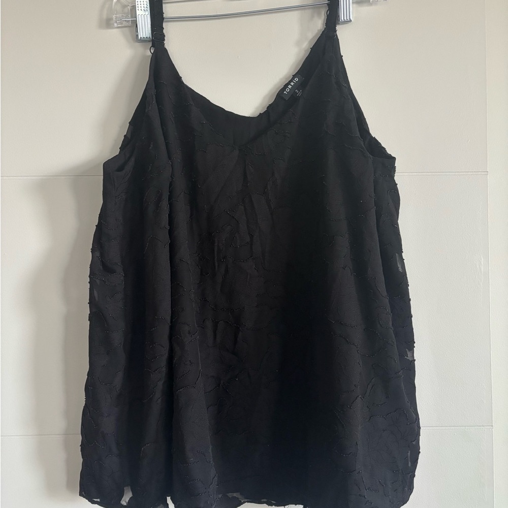 Torrid Black Lace Camisole